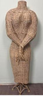 Rieten paspop, Huis en Inrichting, Ophalen, Zo goed als nieuw