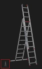 Altrex All Round reformladder - 3 x 9 sporten, Doe-het-zelf en Verbouw, Ladders en Trappen, Ophalen, Nieuw, Ladder, Opvouwbaar of Inschuifbaar