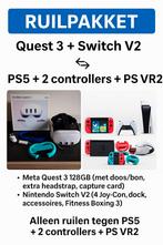 Meta Quest 3 + Nintendo Switch V2, Spelcomputers en Games, Ophalen of Verzenden, Zo goed als nieuw, Overige platformen