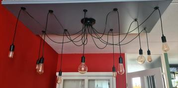 Spinnenlamp hanglamp  met lampen beschikbaar voor biedingen