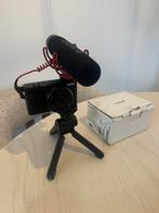 SONY ZV-1F Vlog Camera+Tripod+Rode Microfoon NETTE STAAT!, Ophalen, Zo goed als nieuw, Sony, 20x of meer