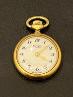 Zakhorloge Monté Ancre 18Kt 750 Goud 17 Jewels 22mm, Ophalen of Verzenden, Goud, Zakhorloge, Overige merken