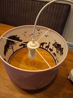 Safari Hanglamp roze, Huis en Inrichting, Lampen | Hanglampen, Ophalen, Zo goed als nieuw, Dieren Safarilamp, Minder dan 50 cm