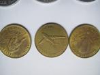 5 Luchtvaart Munten, Shell. 1931, 1952, 1965, 1966, 1968., Ophalen, Setje
