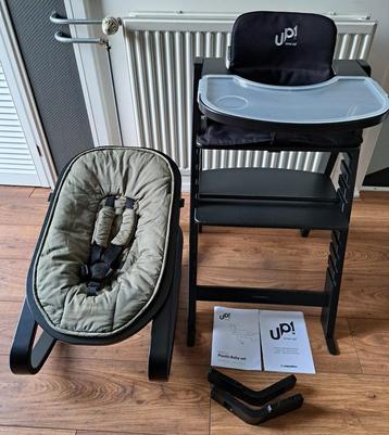 Kidsmill Up! Kinderstoel Zwart, complete set  beschikbaar voor biedingen