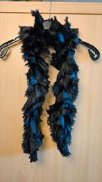 Zwarte kronkelsjaal, NIEUW!, Kleding | Dames, Mutsen, Sjaals en Handschoenen, Ophalen of Verzenden, Nieuw, Sjaal