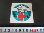sticker het rode kruis - help ook!, Verzamelen, Ophalen, Zo goed als nieuw, Bedrijf of Vereniging