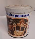 Heel oud blikje van Wilhelmina pepermunt Fortuin Dockum, Verzamelen, Blikken, Ophalen of Verzenden, Gebruikt, Overige, Overige merken