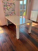 Eettafel Ikea hoogglans wit 180x90, Ophalen, Gebruikt, 50 tot 100 cm, Vijf personen of meer