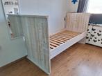 Leuk steigerhout bed. 90x200 cm, 90 cm, Gebruikt, Eenpersoons, Ophalen