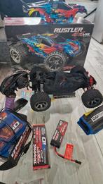Traxxas rustler 4x4 vxl brushless motor, Ophalen of Verzenden, Zo goed als nieuw, Elektro, Auto offroad