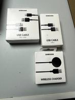 samsung wireless charger + usb-c kabels, Telecommunicatie, Mobiele telefoons | Telefoon-opladers, Samsung, Zo goed als nieuw, Verzenden