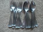 Nona Bestek - Lepels, Vorken, Gebaksvorkjes - € 15,00, Huis en Inrichting, Ophalen of Verzenden, Gebruikt, Rvs of Chroom, Los bestek