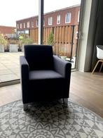 WOOOD fauteuil dondergrijs, Huis en Inrichting, Fauteuils, Ophalen, Mondern, 75 tot 100 cm, Zo goed als nieuw