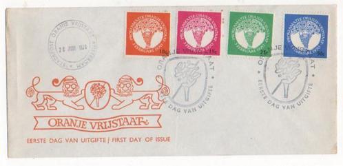 Oranje vrijstaat eerste dag envelop, Postzegels en Munten, Brieven en Enveloppen | Nederland, Envelop, Verzenden