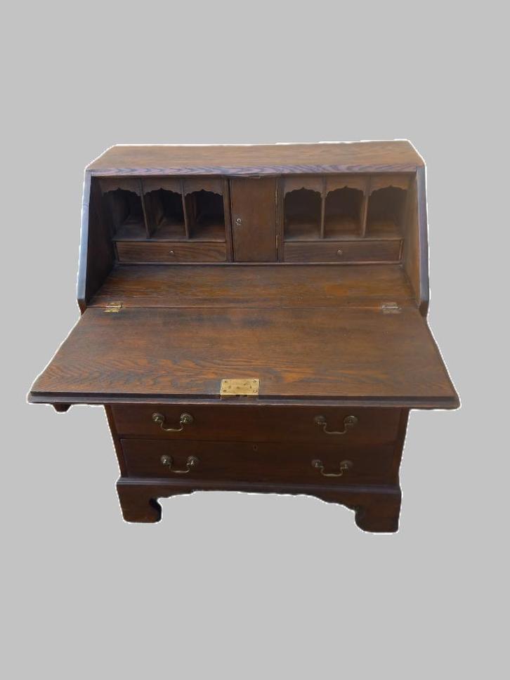 eiken secretaire antiek, Huis en Inrichting, Kasten | Secretaires, Gebruikt, Ophalen