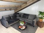 GRATIS LEVERING Velvet Hoekbank Grijs 285x270 GEREINIGD, 250 tot 300 cm, Nieuw, Ophalen of Verzenden, 150 cm of meer