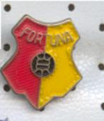 Speldje FORTUNA GEEL ROOD VOETBAL (A7), Verzamelen, Speldjes, Pins en Buttons, Verzenden, Gebruikt, Overige onderwerpen