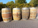 Regenton Eikenhouten Wijnvat 224L met deksel en handvat, Tuin en Terras, Regentonnen, 150 liter of meer, Ophalen, Nieuw, Hout