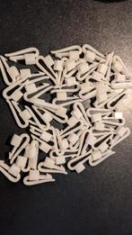 Gordijnhaken kunststof wit ca 3cm, Huis en Inrichting, Ophalen of Verzenden, Zo goed als nieuw