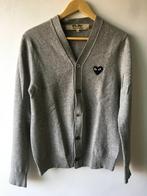 Comme Des Garçons Play cardigan en laine, Ophalen of Verzenden, Maat 36 (S), Grijs, Gedragen