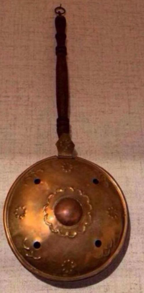 Antieke Koperen Beddenpan, Antiek en Kunst, Antiek | Koper en Brons, Koper, Ophalen
