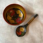 Decoratief schaaltje met lepel, Antiek en Kunst, Ophalen of Verzenden