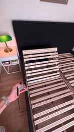 Bed bed frame met lattenbodems 210 x 180 cm, Huis en Inrichting, Slaapkamer | Bedden, Ophalen, Tweepersoons, 180 cm, Verstelbaar