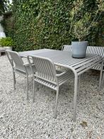 Tuinset (Scandinavisch design!), Tuin en Terras, Ophalen, 4 zitplaatsen, Bank, Aluminium