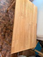 Eettafel met 4 stoelem, Zo goed als nieuw, Vijf personen of meer, Rechthoekig, 50 tot 100 cm