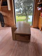 Kindertafel of salontafel, 2 laatjes, hout spekkoek, Ophalen, 100 tot 150 cm, 50 tot 100 cm, Zo goed als nieuw