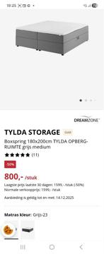 Boxspring tylda 180x200 (jysk), Ophalen of Verzenden, Nieuw, Tweepersoons, 180 cm