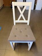 IKEA Stoel met Kussen, Huis en Inrichting, Stoelen, Ophalen, Wit, Zo goed als nieuw, Eén