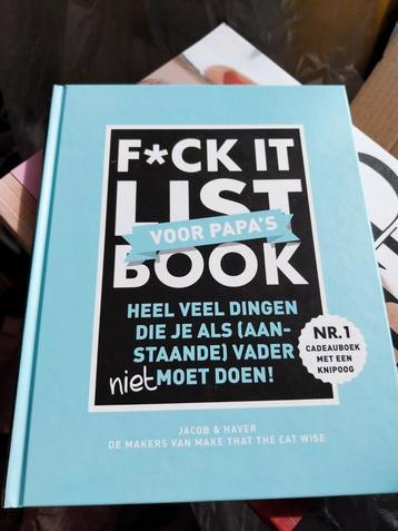 F*ck It List Book voor Papa's beschikbaar voor biedingen