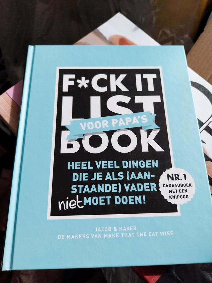F*ck It List Book voor Papa's, Boeken, Humor, Nieuw, Anekdotes en Observaties, Ophalen of Verzenden