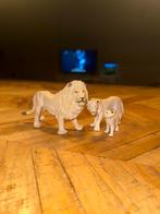 Schleich witte leeuwenfamilie ️, Verzamelen, Speelgoed, Ophalen of Verzenden, Zo goed als nieuw
