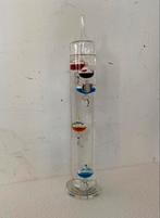 Glazen Galileo staande thermometer , jaren 80