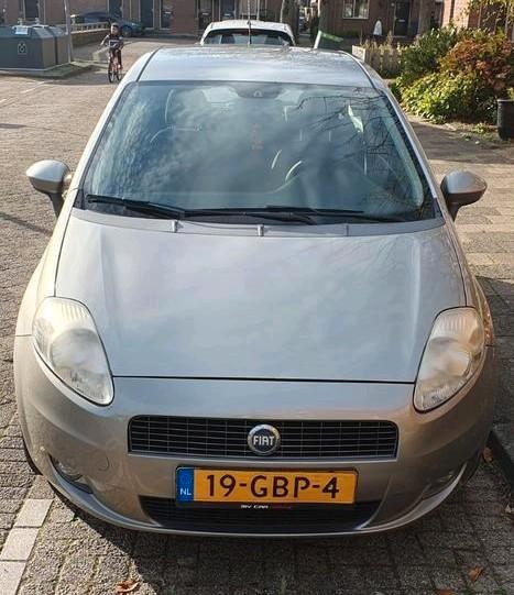 Fiat Punto 1.4 3DR 2008 Grijs, Auto's, Fiat, Particulier, Punto, Airbags, Airconditioning, Centrale vergrendeling, Elektrische buitenspiegels