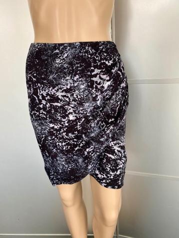 G437 Maison Scotch mt. 40=M rok zwart/grijs beschikbaar voor biedingen