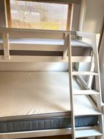 Stapelbed 3 personen hoogslaper 2 + 1, Ophalen, 160 tot 180 cm, 140 cm, Zo goed als nieuw