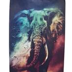 Diamond Painting Olifant meerkleurig 50x40cm (rond), Noekies.com, Nieuw, Knutselwerk, 3181PN