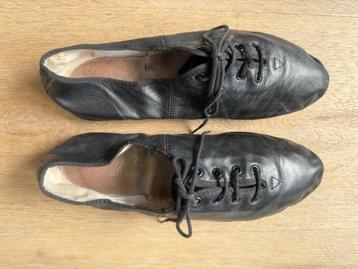 Le Papillon zwarte leren balletschoenen beschikbaar voor biedingen