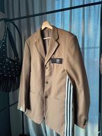 Upcyceld adidas blazer, Kleding | Dames, Jasjes, Kostuums en Pakken, Bruin, Verzenden, Maat 42/44 (L), Zo goed als nieuw