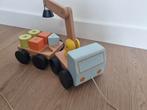 Ikea Vrachtwagen met hijsfunctie - Houten Speelgoed, Ophalen of Verzenden, Gebruikt, Duw- of Trekspeelgoed