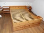 LEDIKANT 2 PERSOONS 200X140 GRENENHOUT, Huis en Inrichting, Slaapkamer | Bedden, Ophalen, Gebruikt, Beige, Tweepersoons