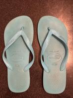 Zilveren Havaianas TOP - Maat 39/40, Slippers, Ophalen of Verzenden, Grijs, Gedragen