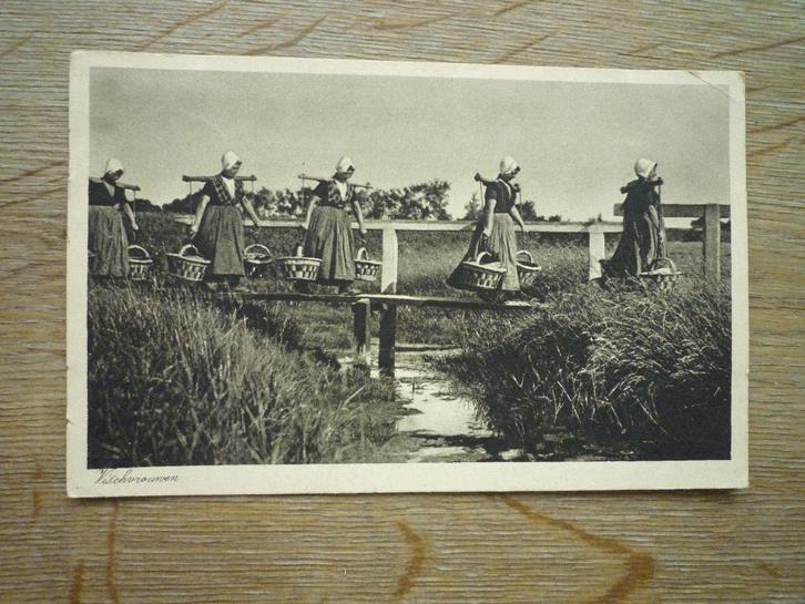 Vischvrouwen Domburg, Verzamelen, Ansichtkaarten | Nederland, Zeeland, Voor 1920, Ophalen of Verzenden