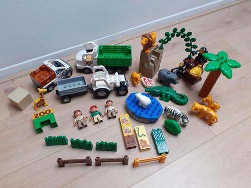 Duplo Zoo dierentuin met wagens en dieren, Kinderen en Baby's, Speelgoed | Duplo en Lego, Gebruikt, Duplo, Complete set, Ophalen