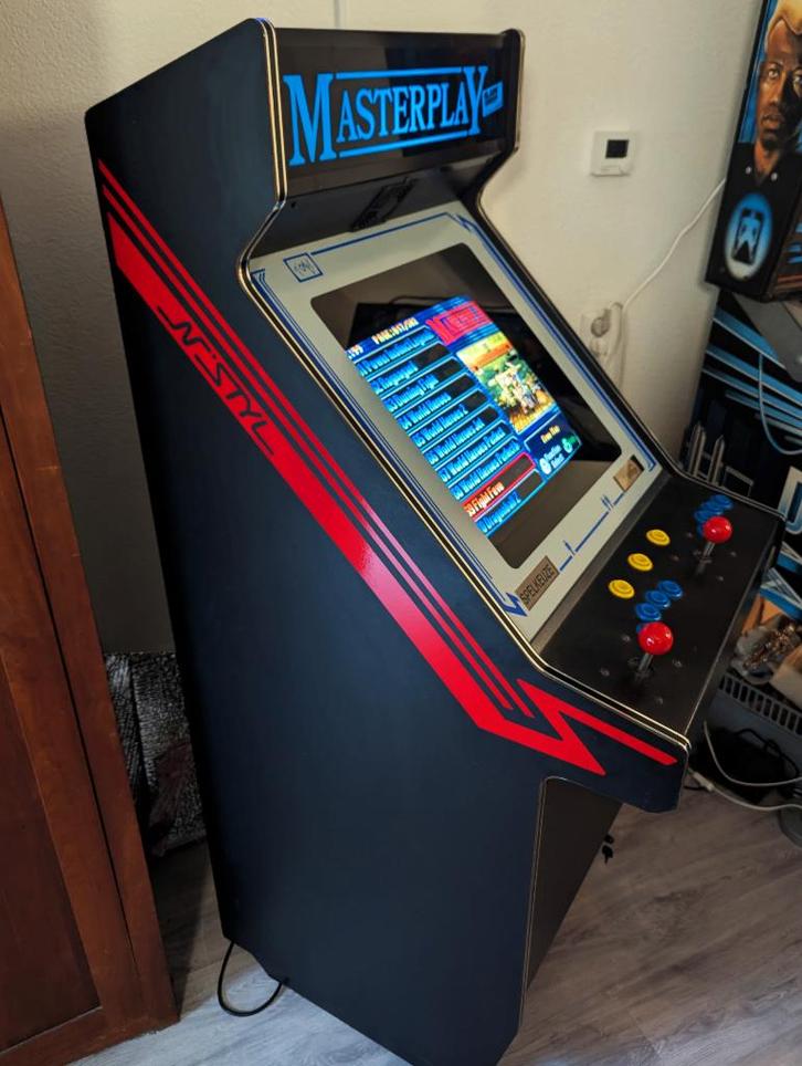 Perfecte 90s MasterPlay arcade kast met duizenden spellen, Verzamelen, Automaten | Overige, Zo goed als nieuw, Ophalen