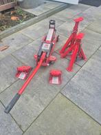 Top Craft Garagekrik 2000kg + Assteunen, Auto diversen, Krikken, Ophalen, Gebruikt, Hydraulisch, Garagekrik